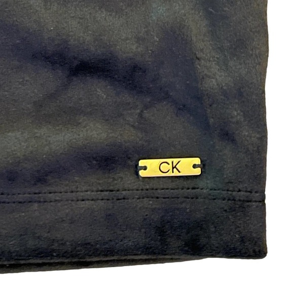 New Calvin Klein Velour Hoodie Black Dress Size XL - Picture 10 of 14
